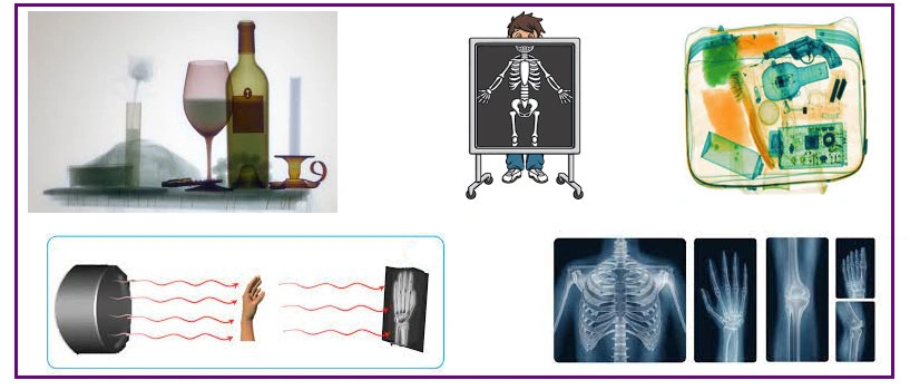 اشعه ایکس برای عکسبرداری از اشیاء و اجسام مختلف استفاده می شود