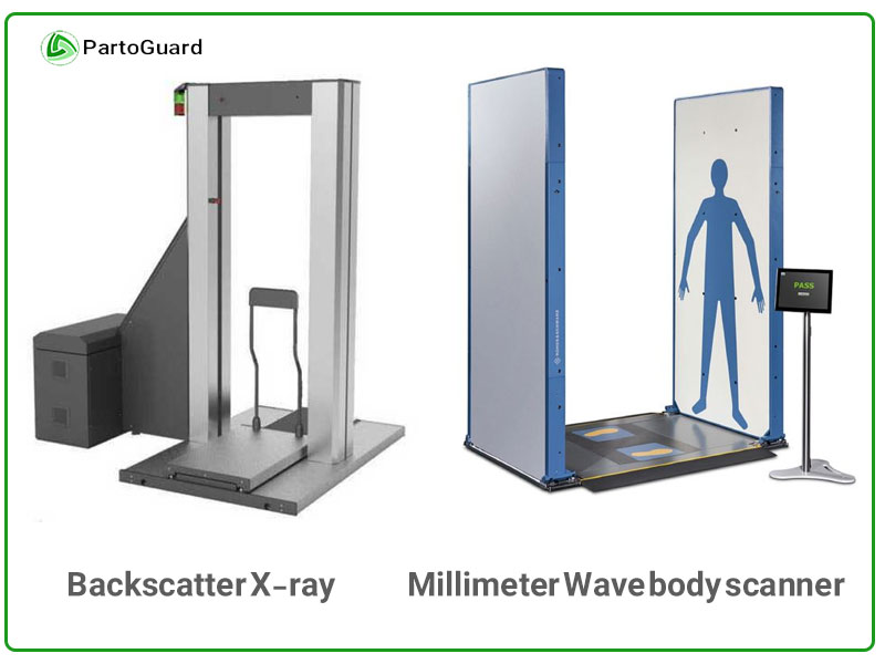 دستگاه اسکنر بدن backscatter و millimeter wave
